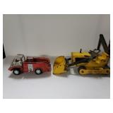 Vintage Metal Tonka Truck And Tractor