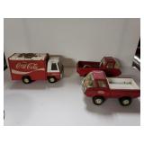 Vintage Tonka And Coca-cola Trucks