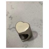 Vintage Cylindrical Ring w/Hearts
