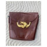Y & S Aligator Designer Leather Purse (No Strap)