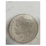 1881 O Frosty White Morgan Silver Dollar