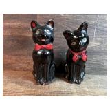 Vintage Black Cat Salt & Pepper Shakers