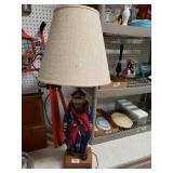 Tall Captains Table Lamp. 38 inch tall