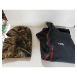 Mens XXL North Face Jacket And Hunting Hat