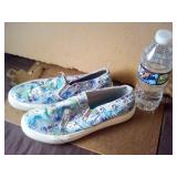 Blowfish Malibu Tropical Blue Pattern Slip-Ons