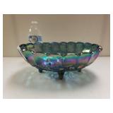 Carnival Glass Fruit Bowl