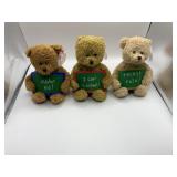 TY Beanie Babies Set Of 3 School Rocks Themed