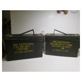 (2) Ammo Boxes