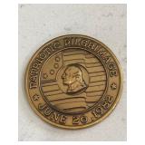 Large Brass Founding Fathers Patriotic Pilgrimage