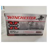 Winchester Super X 270 Win Ammo - Full Box