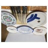 Decorative Plates & Knives