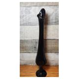 Vintage FENTON black swung vase