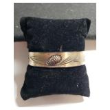 Ladies Sterling Silver Pinecone Cuff Bracelet