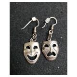 Ladies Sterling Silver Comedy/Tragedy Theatrical