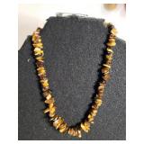 Ladies Chipped Stone Necklace