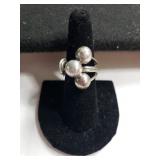 Ladies Sterling Silver Wrap Ring - Size 6.5