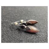 Ladies Sterling Silver Drop Earrings