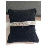 Ladies Sterling Silver Bangle Bracelet