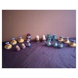 Basket with Assortment of Patriotic Rubber Ducks