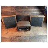 Electric 8 Track Player With Speaker Cords &