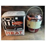 Vintage Therm X Safety Heater With Original Box