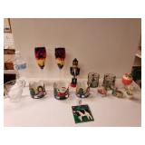 Wine Glasses, And Christmas Decor