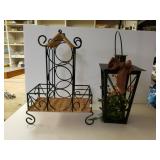 Wine Rack And Lantern