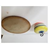 Pampered Chef Stone,  Covered Bowl