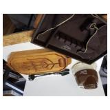 Salton Ice Cream Machine,  Meat Cutter Block &