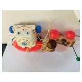 Fisher Price Pull Behind Phone & Little Snoopy