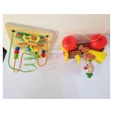 Fisher Price Jalopy Pull Toy. Bead Maze