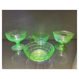 Various Pieces of Uranium Glass