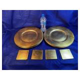 Pier 1 Imports, 4 Chargers & 4 Coasters