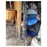 Tomato Cages And Fence Posts