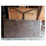 Ping Pong Table And 2 Vintage Folding Tables. Lot