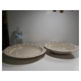 Longaberger Red Woven Traditions Serving Plate &