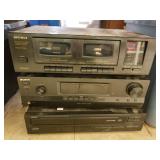 Optimus Cassette Deck, Sony Receiver And Yamaha