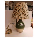 Decorative Hunter Green Jug Lamp