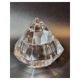Crystal prisim paper weight. 3"