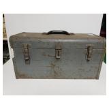 Metal Toolbox With Contents