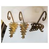 Brass Like Holiday Hooks