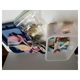 Assorted Sewing Items And Other Items