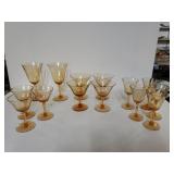 Amber Stemware