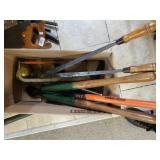 Assorted Tools To Include Bolt Cutters, Antique