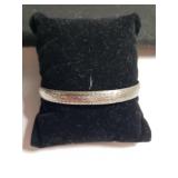 Ladies Sterling Silver Bangle Bracelet