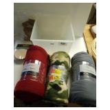 Fleece Throw Blankets, Wood Discs & Other