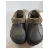 Brown Size 12 Lined Crocs