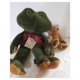 Frog & Bear Stuffed Animals