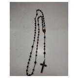 Ruby Colored Rosary Beads