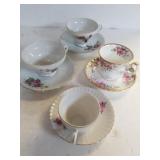 Assorted China Cup & Saucers